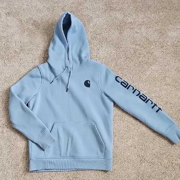 Carhartt Women's Blue Hoodie Sweater - Picture 1 of 1